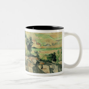 Abhang Pauls Cezanne in Provence, c.1886-90 Zweifarbige Tasse