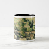 Abhang Pauls Cezanne | in Provence, c.1886-90 Zweifarbige Tasse (Mittel)