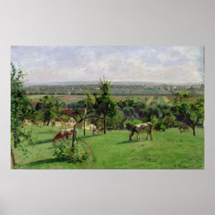 Abhang von Vesinet, Yvelines, 1871 Poster