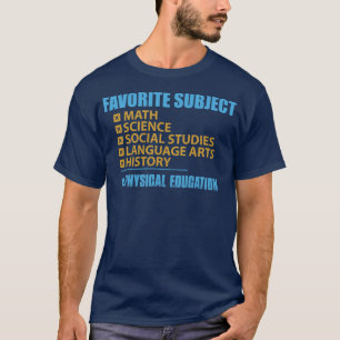 Abhängige körperliche LieblingsBildung T-Shirt