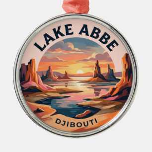 Abhe-See Dschibuti Ornament Aus Metall