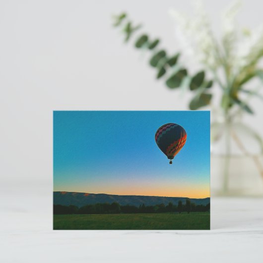 Abheben Postkarte (Stehend Vorderseite)