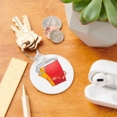 Abholbox mit Chopsticks Funny Asian Food Schlüsselanhänger