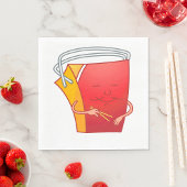 Abholbox mit Chopsticks Funny Asian Food Serviette