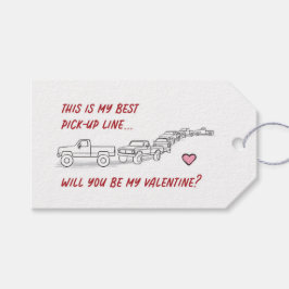 Abholleitung Valentine Funny Lieferwagen Truck Ges Geschenkanhänger