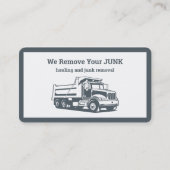 Abholung und Beseitigung von Abfällen Visitenkarte (Vorderseite)