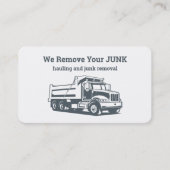 Abholung und Beseitigung von Abfällen Visitenkarte (Vorderseite)