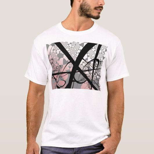 Abholzungs-Fraktal Design T-Shirt (Vorderseite)