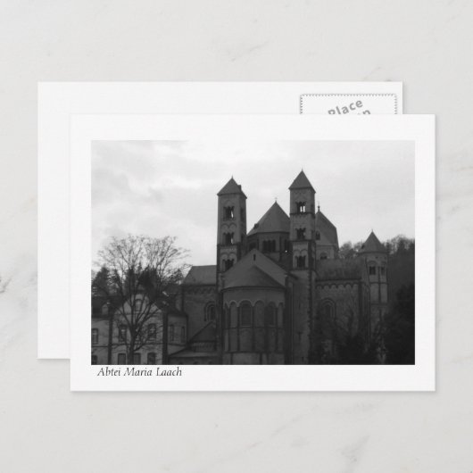 Abhtei Kloster Maria Laach in Deutschland Postkarte (Vorne/Hinten)