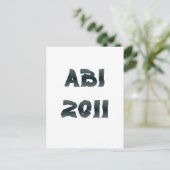 ABI 2011 POSTKARTE (Stehend Vorderseite)