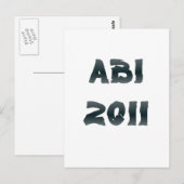 ABI 2011 POSTKARTE (Vorne/Hinten)