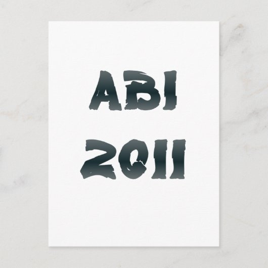 ABI 2011 POSTKARTE (Vorderseite)