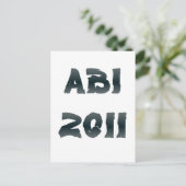ABI 2011 POSTKARTE (Stehend Vorderseite)