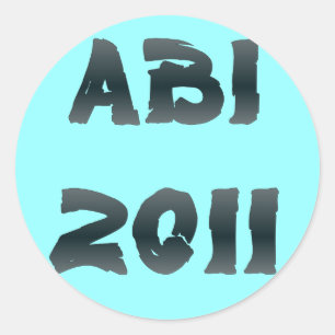 ABI 2011 RUNDER AUFKLEBER