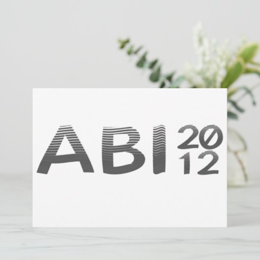 ABI 2012 EINLADUNG (Stehend Vorderseite)