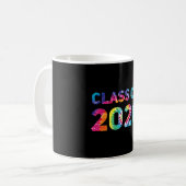 Abi 2026 Highschool Abschluss Tye Dye 2026 Abschlu Kaffeetasse (Vorderseite Links)