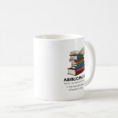 Abibliophobia Funny Reading Book Reader Bookworm Kaffeetasse (VorderseiteRechts)