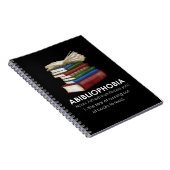 Abibliophobia Funny Reading Book Reader Bookworm Notizblock (Rechte Seite)