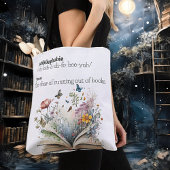 Abibliophobie Blooming Books Tote Bag Tasche