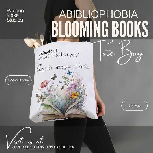 Abibliophobie Blooming Books Tote Bag Tasche