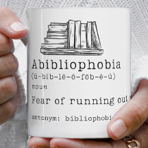 Abibliophobie Buch Lover Geschenk