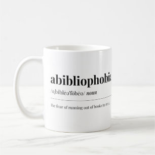 Abibliophobie Definition Kaffeetasse