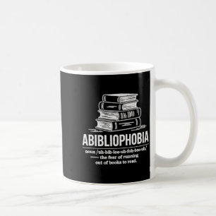 Abibliophobie lustige Leserin Definition Buchliebh Kaffeetasse