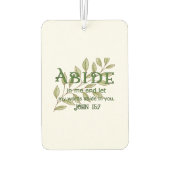 Abide In Me Autolufterfrischer (Rückseite)