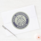 Abide University Marmots Classic Round Sticker (Umschlag)