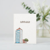 Abidjan-Elfenbeinküste Postkarte (Stehend Vorderseite)