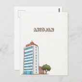 Abidjan-Elfenbeinküste Postkarte (Vorne/Hinten)