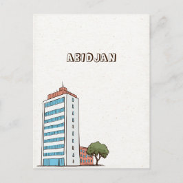 Abidjan-Elfenbeinküste Postkarte