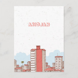 Abidjan Ivory Coast Postcard Postkarte