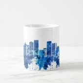 Abidjan Ivory Coast Skyline Blue Kaffeetasse (Mittel)