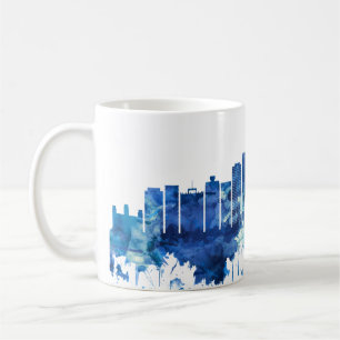 Abidjan Ivory Coast Skyline Blue Kaffeetasse
