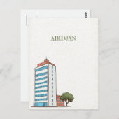 Abidjan Ivory Coast Travel Postcard Postkarte (Vorne/Hinten)