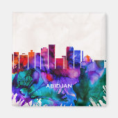 Abidjan Skyline Magnet (Vorne)