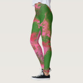 Abigail 2 Crazy Pink Green Abstrakte Leggings (Links)
