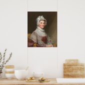 Abigail Adams - Gilbert Stuart Art Poster (Küche)