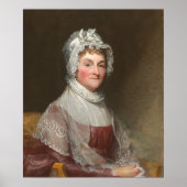 Abigail Adams - Gilbert Stuart Art Poster (Vorne)
