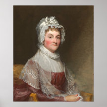 Abigail Adams - Gilbert Stuart Art Poster