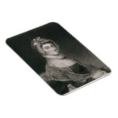 Abigail Adams, graviert von G.F. Storm (fl.c.1834) Magnet (Rechte Seite)