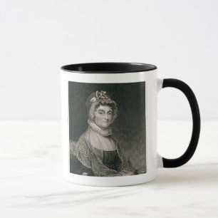 Abigail Adams, graviert von G.F. Storm (fl.c.1834) Tasse