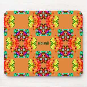 ABIGAIL~ Golden Bogen Muster ~ Personalisiert Mousepad