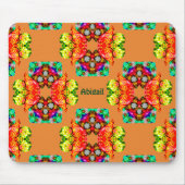 ABIGAIL~ Goldenes Muster ~ Personalisiert Mousepad (Vorne)