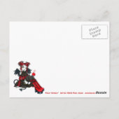 "Abigail" Gothic Fairy Cherrybomb Angel Postcard Postkarte (Rückseite)