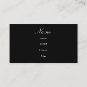 Abigail III Visitenkarte