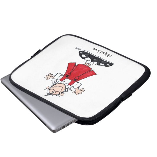 ABIGAIL-LIEBE-SCHOSS-OBERE ABDECKUNG LAPTOPSCHUTZHÜLLE (Vorne Knopf)