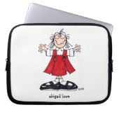 ABIGAIL-LIEBE-SCHOSS-OBERE ABDECKUNG LAPTOPSCHUTZHÜLLE (Vorderseite)