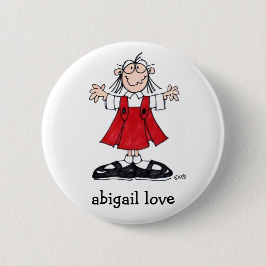 Abigail-Liebekreis-Button Button (Vorderseite)